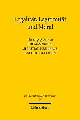 E-Book (pdf) Legalität, Legitimität und Moral von 