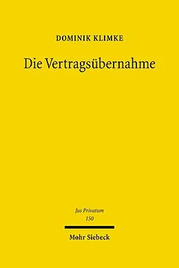 E-Book (pdf) Die Vertragsübernahme von Dominik Klimke