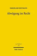 E-Book (pdf) Abwägung im Recht von Ekkehard Hofmann