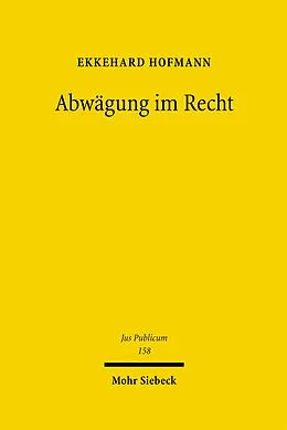 E-Book (pdf) Abwägung im Recht von Ekkehard Hofmann