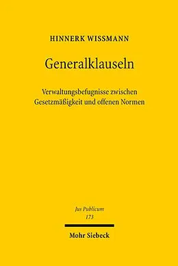 E-Book (pdf) Generalklauseln von Hinnerk Wißmann