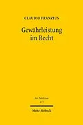 E-Book (pdf) Gewährleistung im Recht von Claudio Franzius