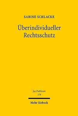 E-Book (pdf) Überindividueller Rechtsschutz von Sabine Schlacke