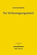E-Book (pdf) Der Verfassungsorganstreit von Rainer Grote