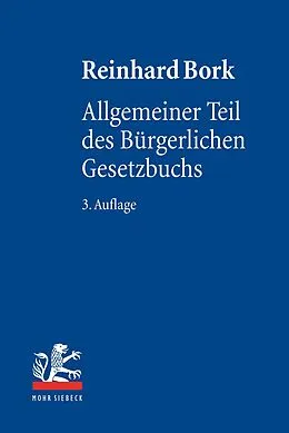 E-Book (pdf) Allgemeiner Teil des Bürgerlichen Gesetzbuchs von Reinhard Bork
