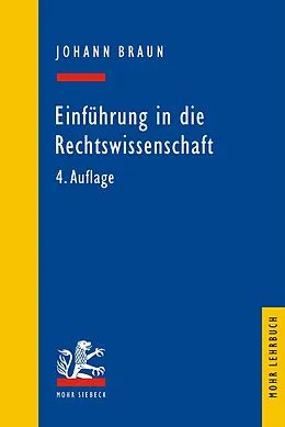 E-Book (pdf) Einführung in die Rechtswissenschaft von Johann Braun