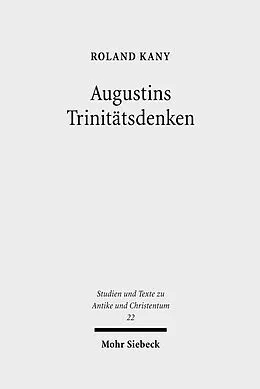 E-Book (pdf) Augustins Trinitätsdenken von Roland Kany