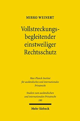 E-Book (pdf) Vollstreckungsbegleitender einstweiliger Rechtsschutz von Mirko Weinert