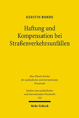 E-Book (pdf) Haftung und Kompensation bei Straßenverkehrsunfällen von Kerstin Rohde