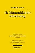 E-Book (pdf) Die Offenkundigkeit der Stellvertretung von Dominik Moser