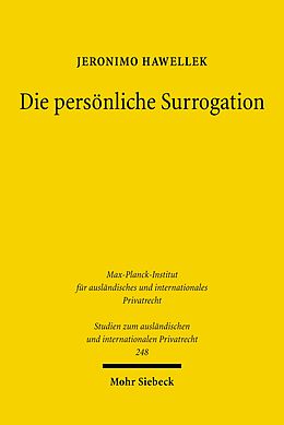 E-Book (pdf) Die persönliche Surrogation von Jeronimo Hawellek