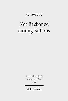 eBook (pdf) Not Reckoned among Nations de Avi Avidov