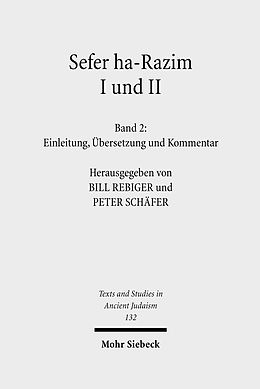 E-Book (pdf) Sefer ha-Razim I und II - Das Buch der Geheimnisse I und II von 
