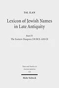 E-Book (pdf) Lexicon of Jewish Names in Late Antiquity von Tal Ilan