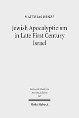 eBook (pdf) Jewish Apocalypticism in Late First Century Israel de Matthias Henze