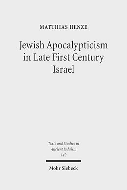 eBook (pdf) Jewish Apocalypticism in Late First Century Israel de Matthias Henze