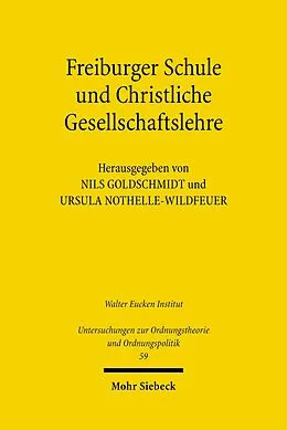 E-Book (pdf) Freiburger Schule und Christliche Gesellschaftslehre von 