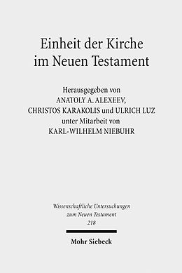 E-Book (pdf) Einheit der Kirche im Neuen Testament von 