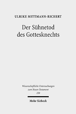 E-Book (pdf) Der Sühnetod des Gottesknechts von Ulrike Mittmann-Richert