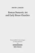 E-Book (pdf) Roman Domestic Art and Early House Churches von David L. Balch