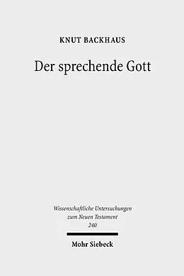 E-Book (pdf) Der sprechende Gott von Knut Backhaus