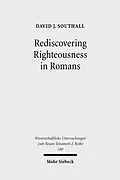 E-Book (pdf) Rediscovering Righteousness in Romans von David J. Southall