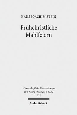 E-Book (pdf) Frühchristliche Mahlfeiern von Hans Joachim Stein