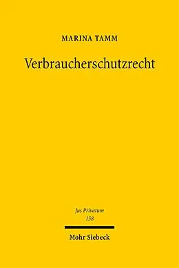 E-Book (pdf) Verbraucherschutzrecht von Marina Tamm