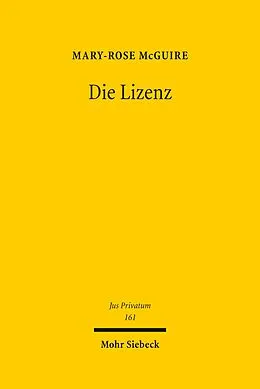 E-Book (pdf) Die Lizenz von Mary-Rose McGuire