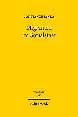 Leinen-Einband Migranten im Sozialstaat von Constanze Janda