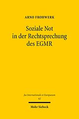 E-Book (pdf) Soziale Not in der Rechtsprechung des EGMR von Arno Frohwerk