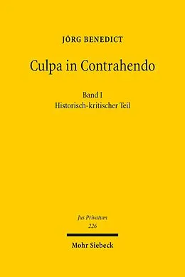 E-Book (pdf) Culpa in Contrahendo von Jörg Benedict