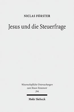 E-Book (pdf) Jesus und die Steuerfrage von Niclas Förster