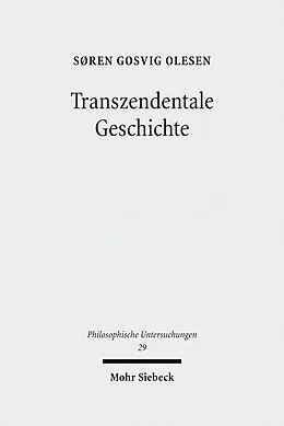 E-Book (pdf) Transzendentale Geschichte von Søren Gosvig Olesen