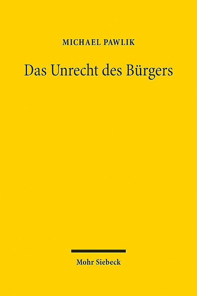 Das Unrecht des Bürgers