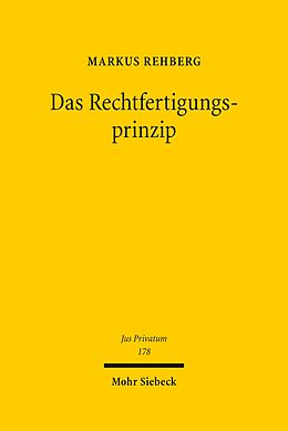 E-Book (pdf) Das Rechtfertigungsprinzip von Markus Rehberg