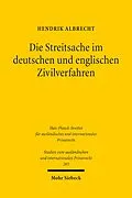 E-Book (pdf) Die Streitsache im deutschen und englischen Zivilverfahren von Hendrik Albrecht