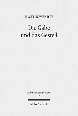 E-Book (pdf) Die Gabe und das Gestell von Martin Wendte