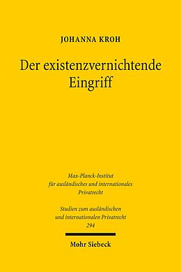 E-Book (pdf) Der existenzvernichtende Eingriff von Johanna Kroh