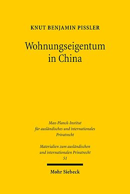 E-Book (pdf) Wohnungseigentum in China von Knut Benjamin Pißler