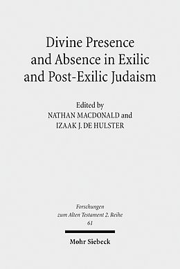 eBook (pdf) Divine Presence and Absence in Exilic and Post-Exilic Judaism de 