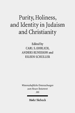 Fester Einband Purity, Holiness, and Identity in Judaism and Christianity von 