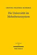 E-Book (pdf) Die Universität im Mehrebenensystem von Cristina Fraenkel-Haeberle