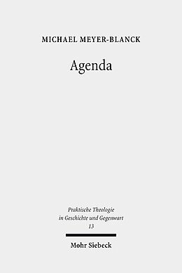 Kartonierter Einband Agenda von Michael Meyer-Blanck