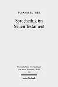 E-Book (pdf) Sprachethik im Neuen Testament von Susanne Luther