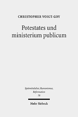 Fester Einband Potestates und ministerium publicum von Christopher Voigt-Goy