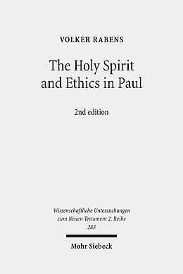 Couverture cartonnée The Holy Spirit and Ethics in Paul de Volker Rabens