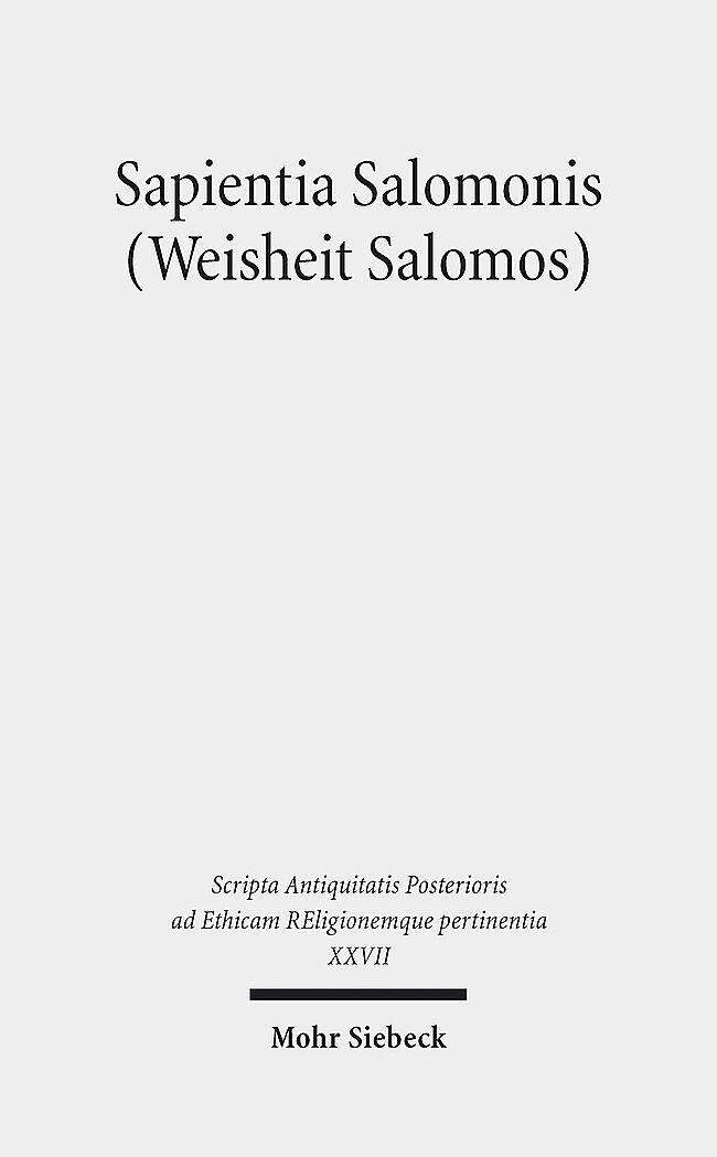 Sapientia Salomonis (Weisheit Salomos)