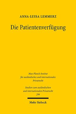 E-Book (pdf) Die Patientenverfügung von Anna-Luisa Lemmerz