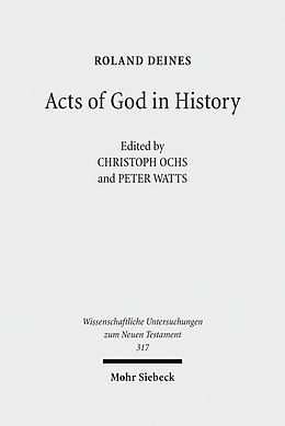 E-Book (pdf) Acts of God in History von Roland Deines